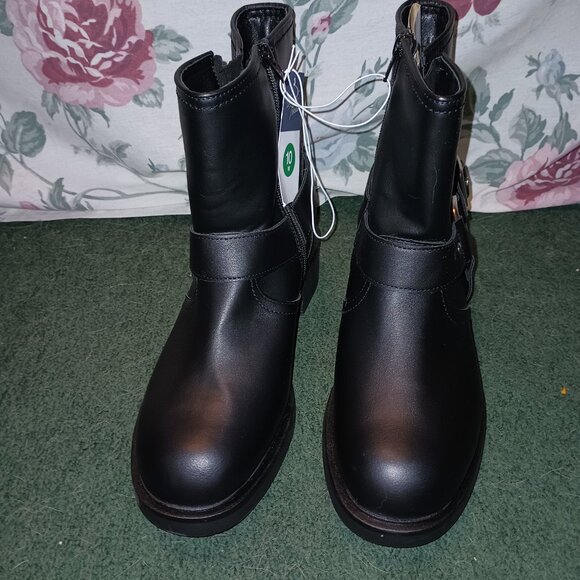 NEW Universal Thread™ Women's Connor Harness Buckle Ankle Boots 10W - Picture 5 of 7